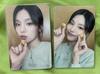 [USED] Itzy Air Yeji Makestar Taiwan Kaohsiung Autograph Session Trading Cards (2 Cards)