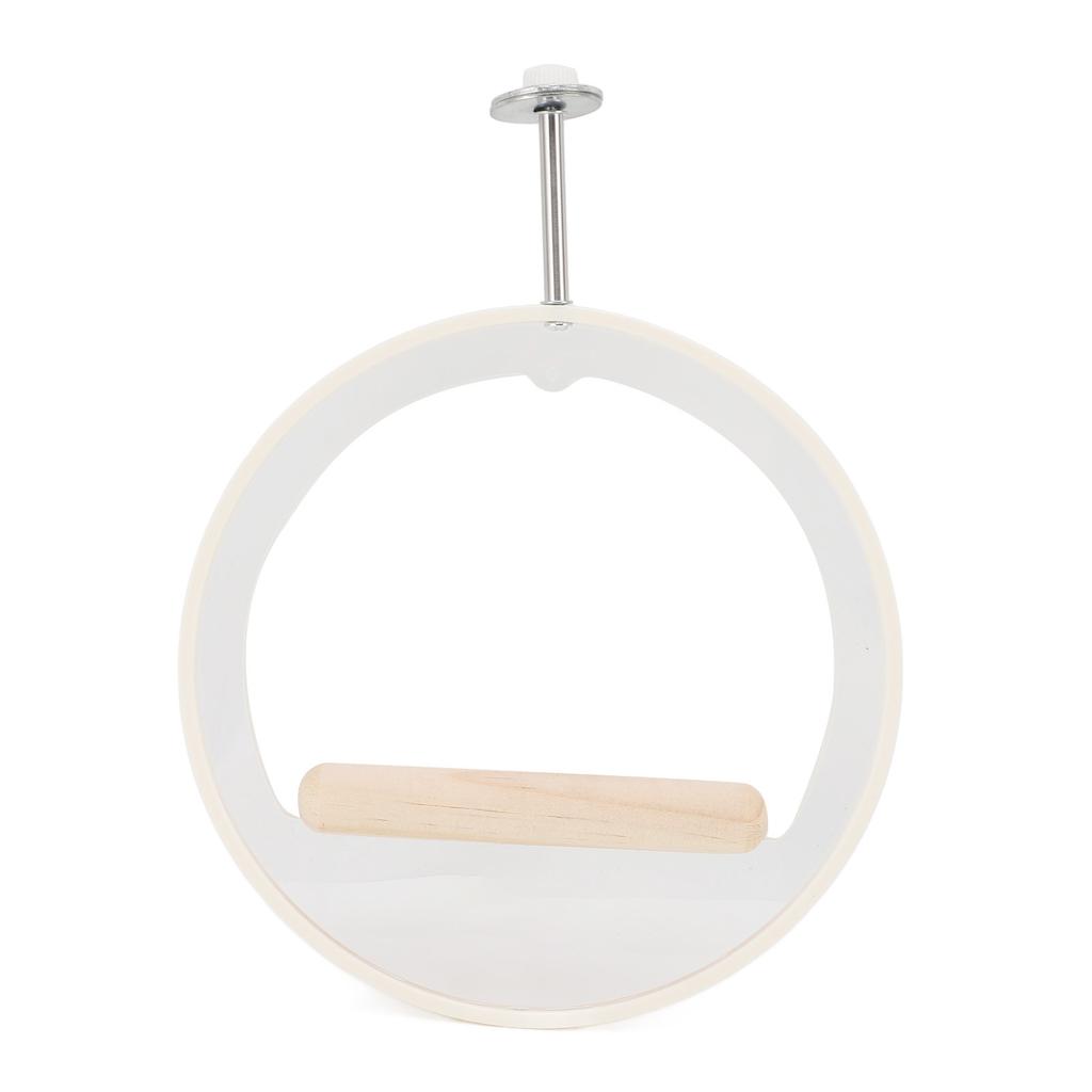 Parrot Perch Multifunction Acrylic Wood Climbing Chewing Bird Perch Stand Bird Cage Accessories