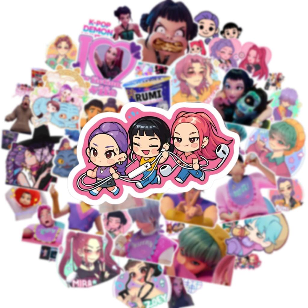 50pcs Boys Stickers Stickers Waterproof Vinyl Decals Laptop Toys Kids Gifts