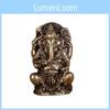 Ganesha Buddhist Lord Statue Elephant God Sculptur Desktop Ornaments Decorative