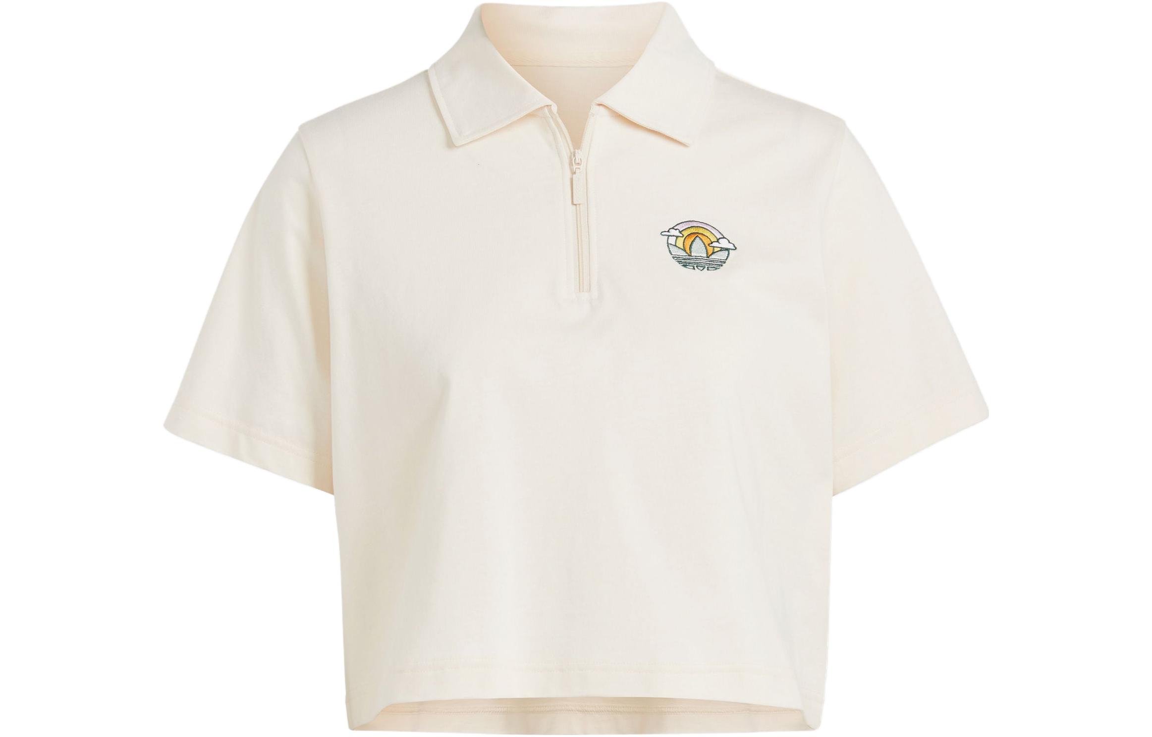 Adidas Originals Polo Shirt Women s Wonder White IN4141 S