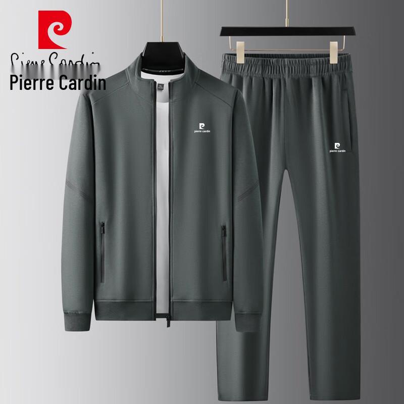 Мужской повседневный спортивный костюм Pierre Cardin 4XL серый