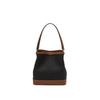 Daks Brown Barnet Dd Pattern Leather Medium Bucket Bag