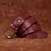 Personalized Carved Design Thickened Retro Genuine Leather Belt Men's First Layer Cowhide Casual Belt