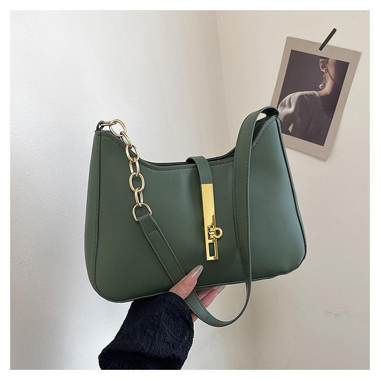 Taschen Neue trendige Damentaschen Frühling und Sommer einfache und vielseitige Schultertaschen Nischen-Achseltaschen