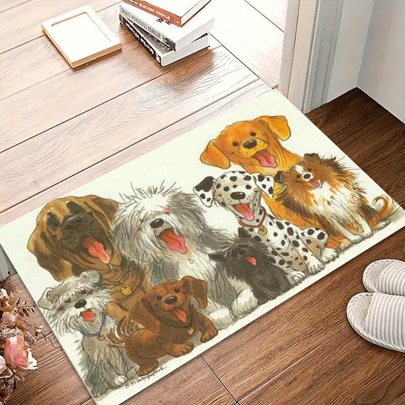 Entrance Mat Anti-slip Rug Adorable Pet Carpets for Living Room Kid Play Mat Gift Rugs for Bedroom Decor Washroom Floor Mat Gift