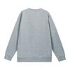 Skechers Sports Long Sleeve T-Shirt Loose Casual Round Neck Solid Color Sports Pullover Sweatshirt Men Tops Light-Gray L324M156-004F