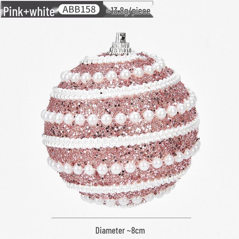 

Gangheng 8 см Пінопластова Куля-Прикраса на Різдвяну Ялинку