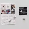 Fridge Magnet with Silver Stars Magnetic Nail Photo Wall Mounting Magnetic Sticker 2026 New Arrival Best Selling Product