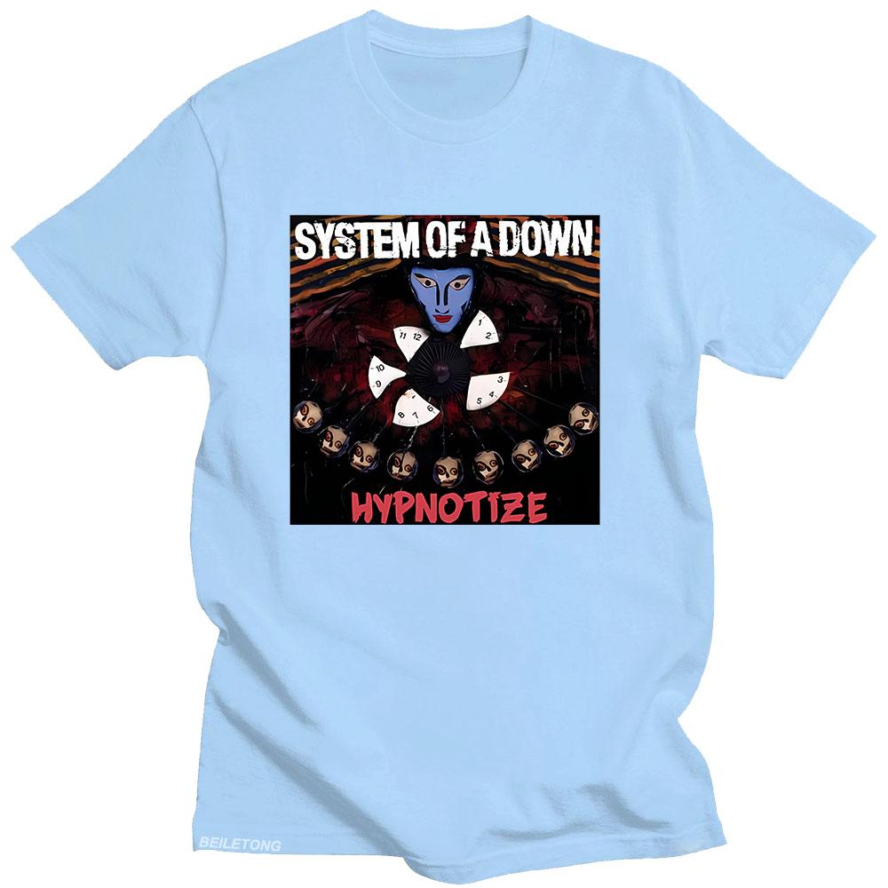 System of A Down T Shirt Short Sleeve Vintage Fashion Aesthetic Tee-shirt Summer O-neck Cotton Tshirt Ropa Mujer Comic Clothing