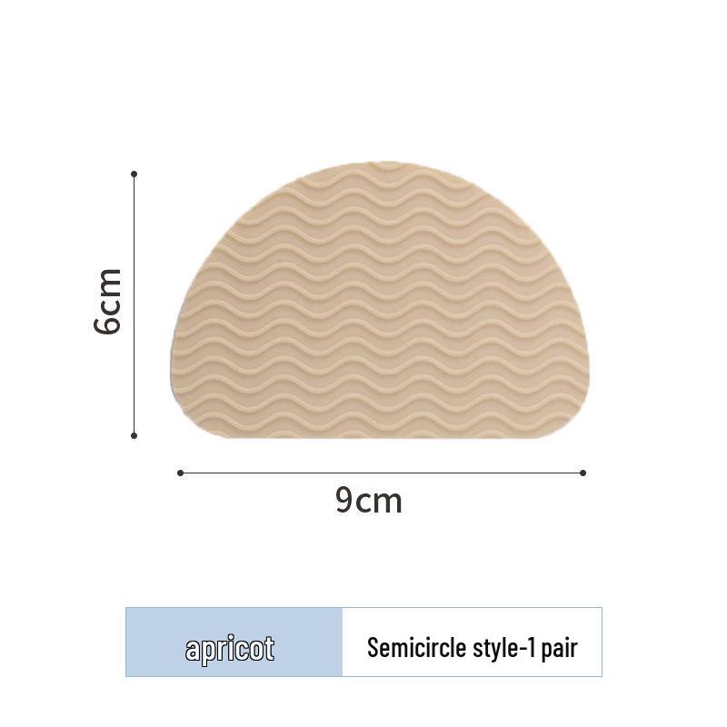 Water Ripple Non-Slip Silicone Heel Stickers
