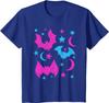 Colorful Bats Cute Animal Lover Halloween Women Girls Kids Gift Idea Bat T-Shirt Casual Cotton Daily Four Seasons Tees T Shirt