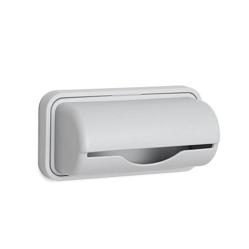 

Коробка для хранения мусорных пакетов Диспенсер для мусорных пакетов Для кухни Ванной комнаты Настенный серый