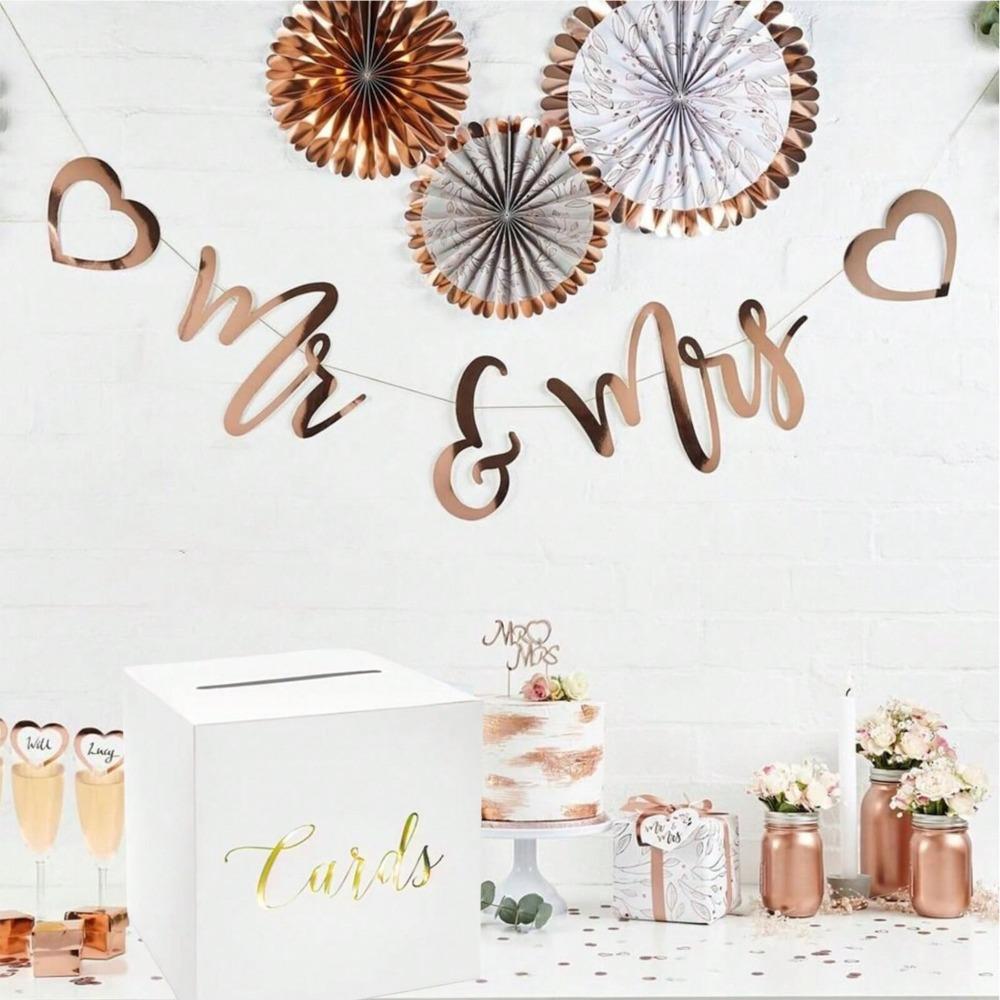 Cardboard Wedding Card Box Blessing Receiving Box Party Supplies Gift Card Box  Home Decoration