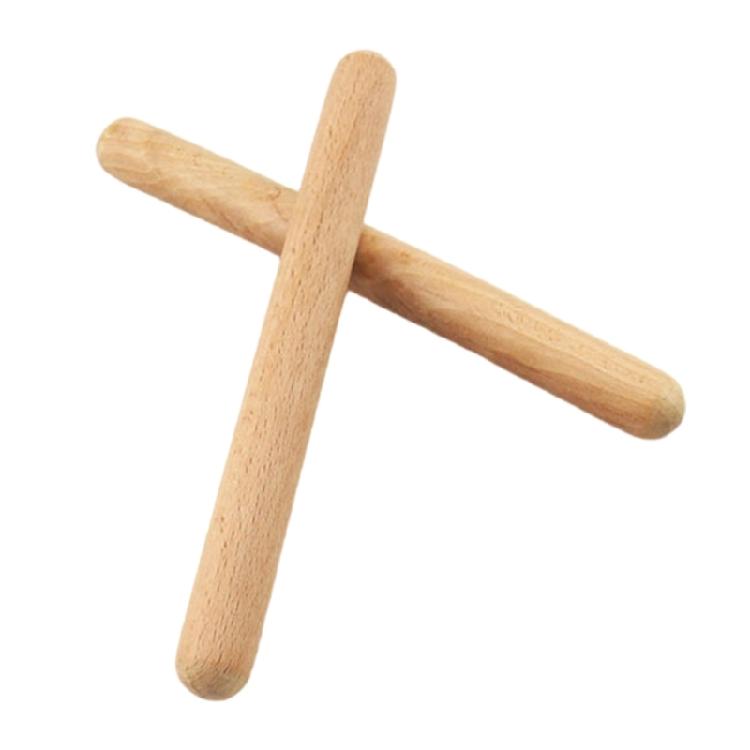 1 Pair Wood Rhythm Sticks Musical Instrument Classical Rhythm Sticks Percussion Rhythm Sticks Drumstick Musical Gift 1