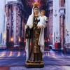 Nativitys Inspireds Mother Child Resin Statue Religious Sculpture Decorative Holiday Accent For Countertops Desks