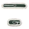 HSDIC 40cm Green Flat Mop Replacement Pad