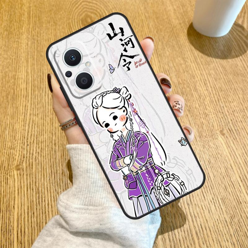 WORD OF HONOR Shan He Ling Cartoon Funda For OPPO Reno 7 8 Lite 14 F 13F 12F 11F 13 12 11 10 Pro OPPO Find X9 X8 X6 X5 Pro Case