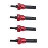 Portal Stub Axle Drive Shaft Aluminum Alloy Steel Stub Axle Drive Shaft Replacement for 1/10 RC Crawler