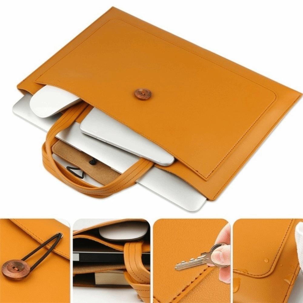 Large Capacity Handheld Bag Rectangle Carrying Case Messenger Briefcase Women's Bag