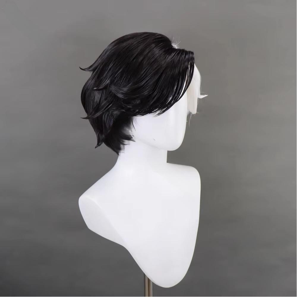 Anime Seol Hee Cosplay Wig Luna Snow Black White Heat Resistant Synthetic Hair Role Play Wig
