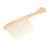 Plastic Material Wide Tooth Comb Ergonomic Handle Large Comb Hairstyle Comb  For Styling