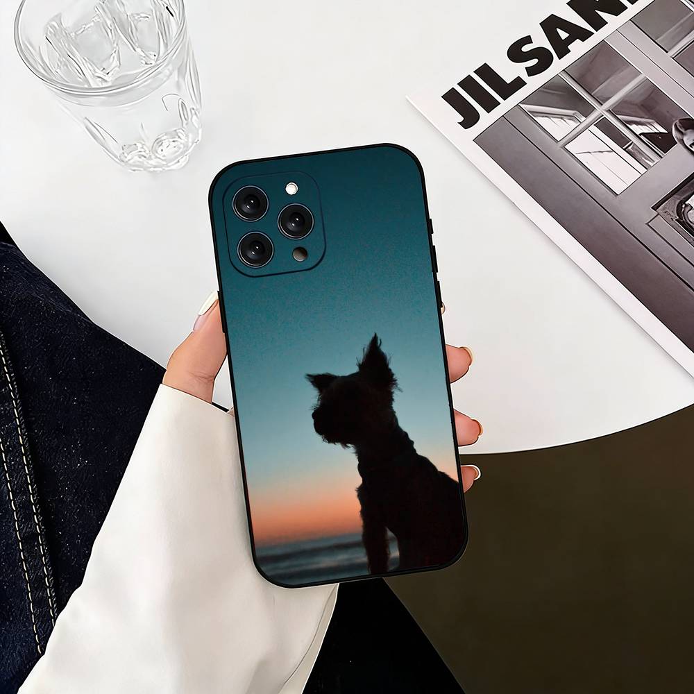 Yorkshire Terrier Cute Dog Phone Case Silicone Soft For IPhone 17 16 15 14 13 12 11 X XR Plus Pro Max Plus