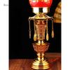 1 Pair Plastic Household Yuanbao Candlestick Simulated Candle Holder Buddha Hall Decor Temple Ornaments Pray for Auspiciousness
