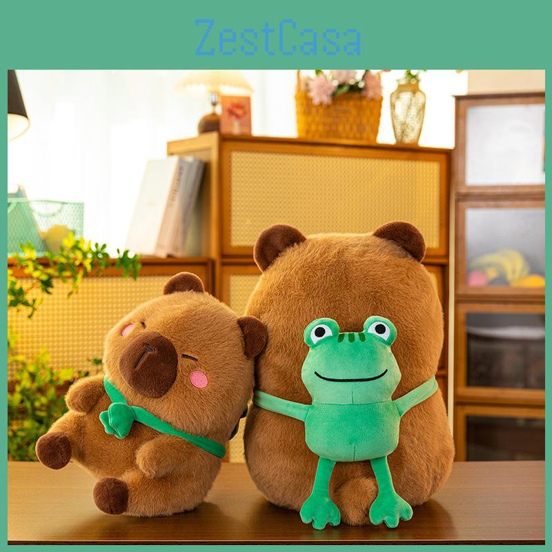 Charming Cute Cartoon Capybara Plush Animal Toy Adorable Kawaii Stuffed Doll
