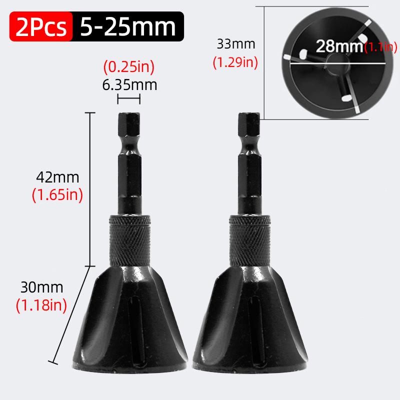 Deburring External Chamfer Tool Remove Burr Clean Bolt Tools Cutter Bolts Thread Fillet Trimming Knife Accessories 3-20mm 5-25mm