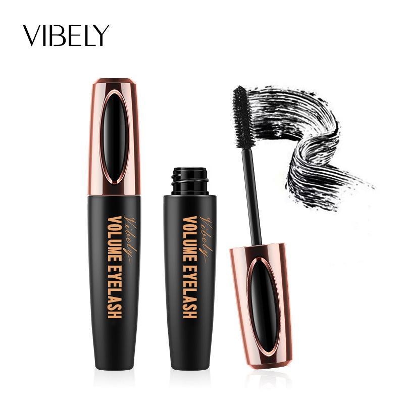 VIBELY 4D Volumizing Volumizing Volumizing Mascara in Black, Waterproof, Non-Smudding and Lengthening Mascara