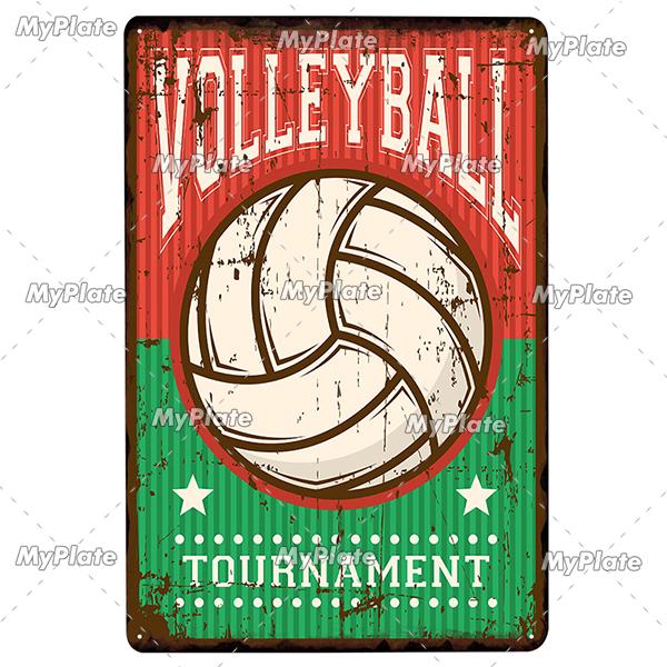 Soccer Metal Sign Vintage Plaque Tin Sign Wall Decor For Home Bar Pub Club Plate Crafts Art Poster Gift Sport Tennis Poster