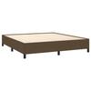 Maison Exclusive - Sommier à lattes de lit avec matelas Marron foncé 160x200 cm