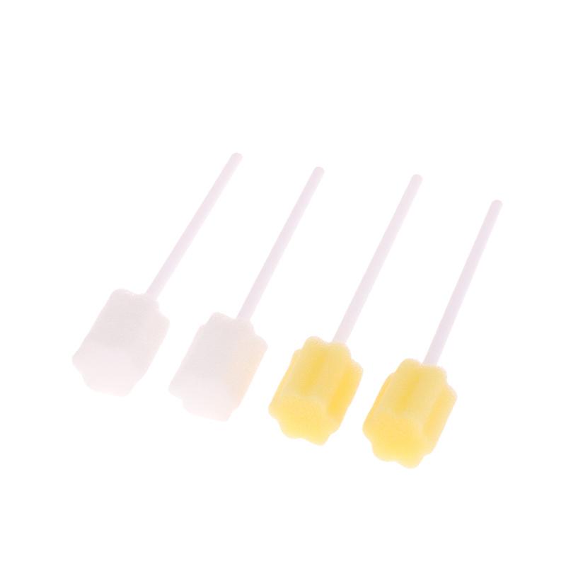 100Pcs Disposable Sponge Stick Multi-Function Oral Swabs Single Use Cleaning Accessories Professional Cavity Supply
