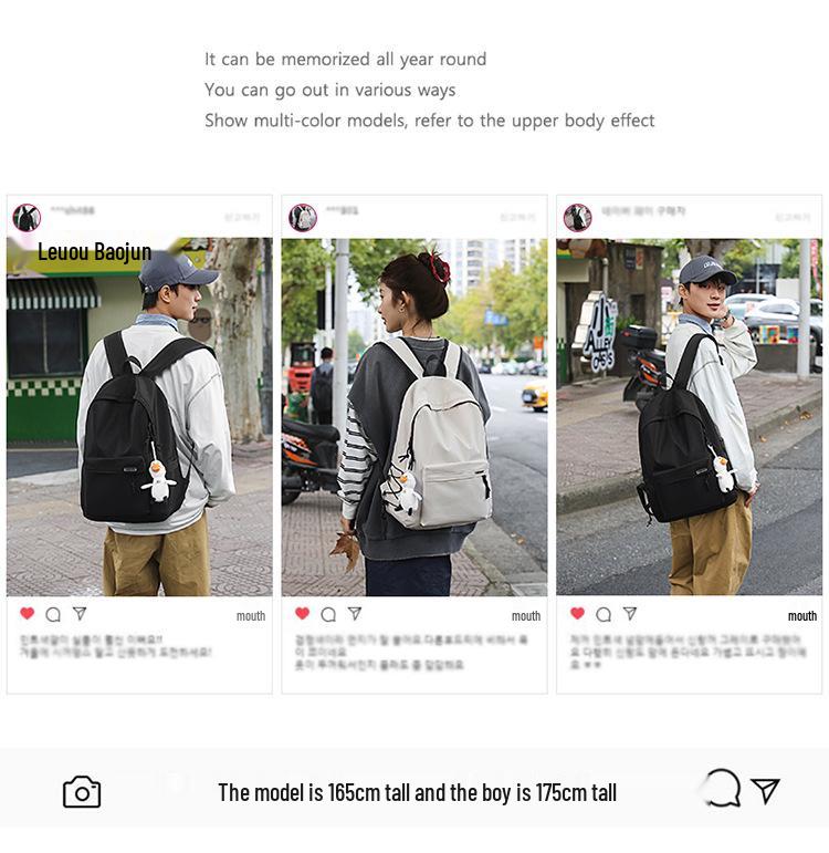 Unisex High-Capacity Backpack for Middle and High School Students