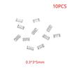 10Pcs EDC Card Push Piano Wire Spring Accessories Mechanical Rhythm Refit Flexible Stainless for DIY Hand Spinning Toy