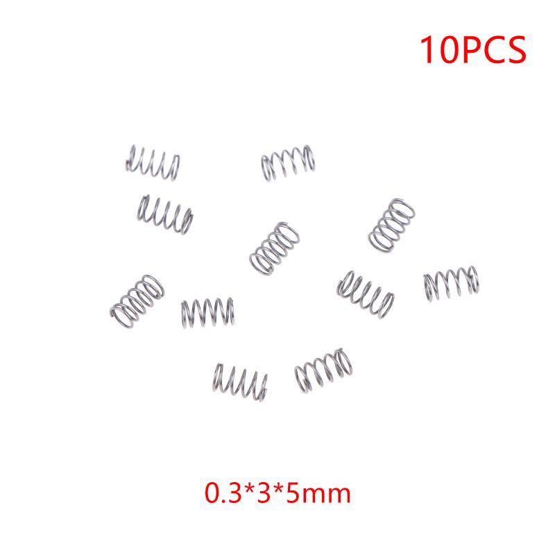 10Pcs EDC Card Push Piano Wire Spring Accessories Mechanical Rhythm Refit Flexible Stainless for DIY Hand Spinning Toy