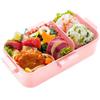 Skater Bento Box, 530ml, Antibacterial, Snoopy, Peanuts Colors, Soft Filling, Dome-Shaped Lid, Made In Japan, PFLB6AG-A
