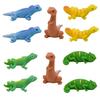 Pinenjoy 10-Piece Miniature Reptile Resin Lizard Figures, Educational Toys for Insects, Fairy Gardens, Terrariums, and Bonsai, for Learning About