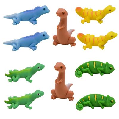 Pinenjoy Miniature Reptile Resin Lizard Educational Toys for Fairy and for Learning About Living Forest Amphibian Fairy Garden and Succulent Plant
