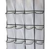 Over The Door Shoe Organizer Hanging Storage Bag Shoe Storage Door Hanger with 24 Mesh Pockets