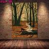 Salem's Black Cat Witch Art Poster and Prints Vintage Wall Art Magic Cat Daily Life Oil Painting
