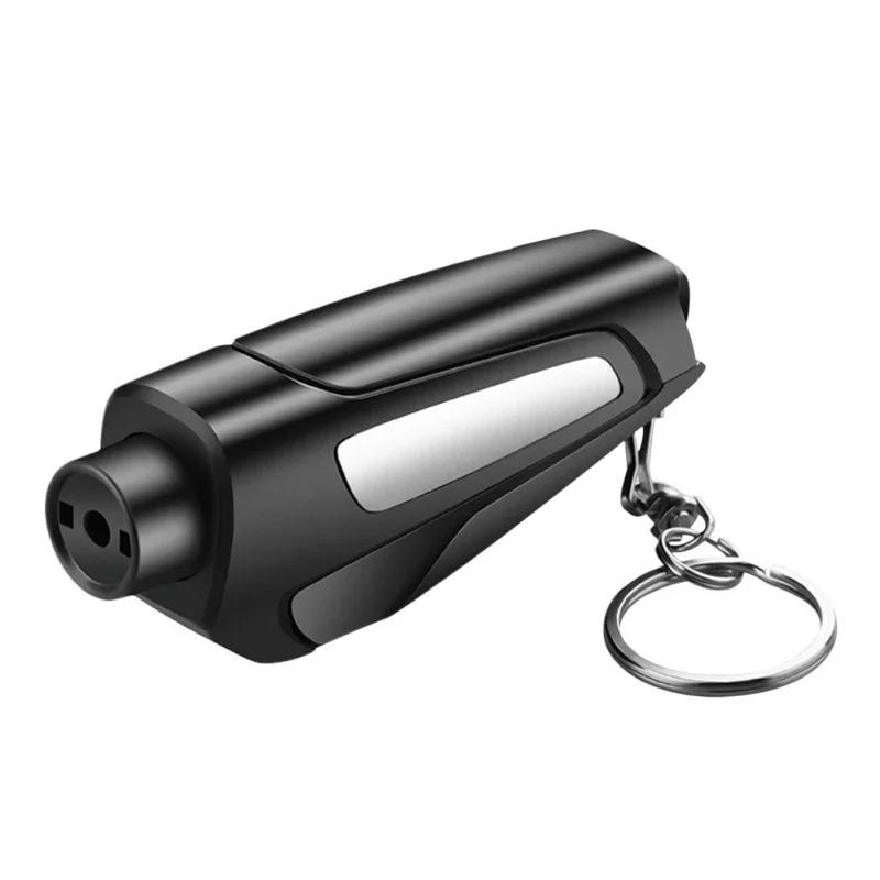 Multifunction Car Emergency Hammer with Glass Breaker Safety Belt Cutter And Keychain - Self Rescue Tool