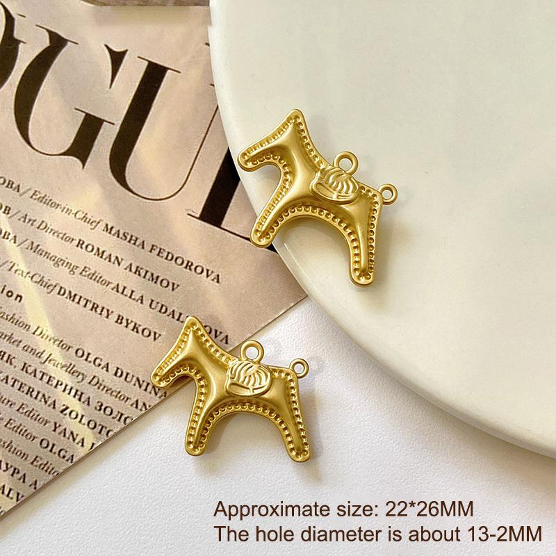 1Pcs Cute Gold Silver Color Horse Charms Pendants For Jewelry Making Necklace Earrings Bracelet Diy Accessories Supplies