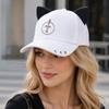 Metal Rings Baseball Caps Cotton Dad Hat Creative Hip Hop Cap  Four Seasons