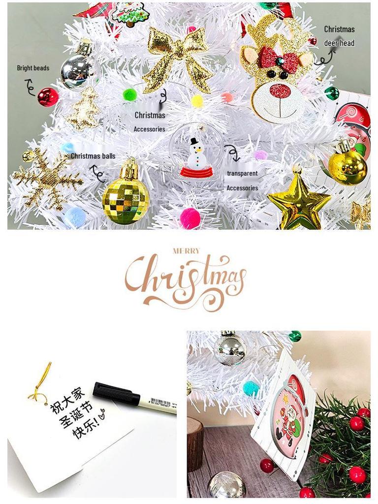 DIY Christmas Tree Decoration Kit for Kids - Handmade Tabletop Ornament Gift for Friends