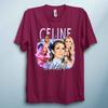 Retro Pop-Diva Grafik-T-Shirt Vintage Musik Celin Paris Ästhetik 90er Jahre Stil Tee