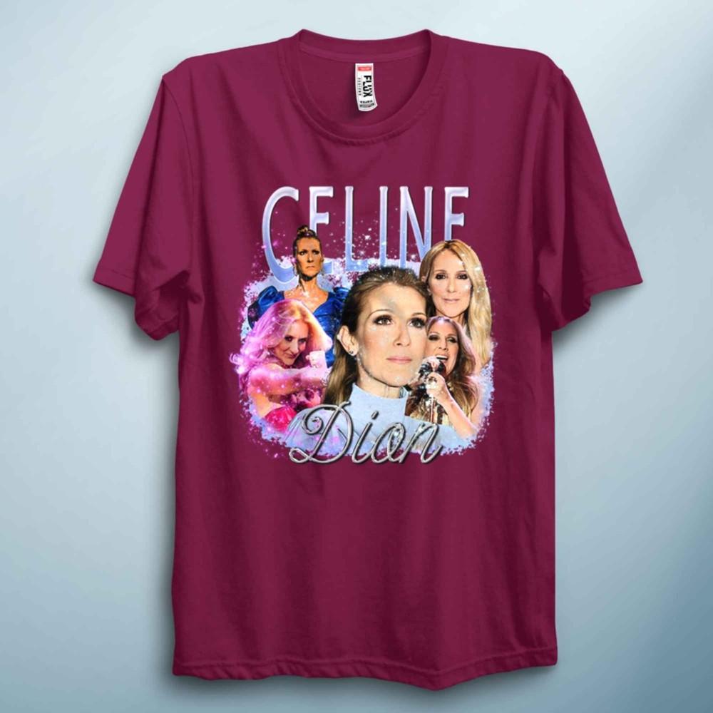 Retro Pop-Diva Grafik-T-Shirt Vintage Musik Celin Paris Ästhetik 90er Jahre Stil Tee