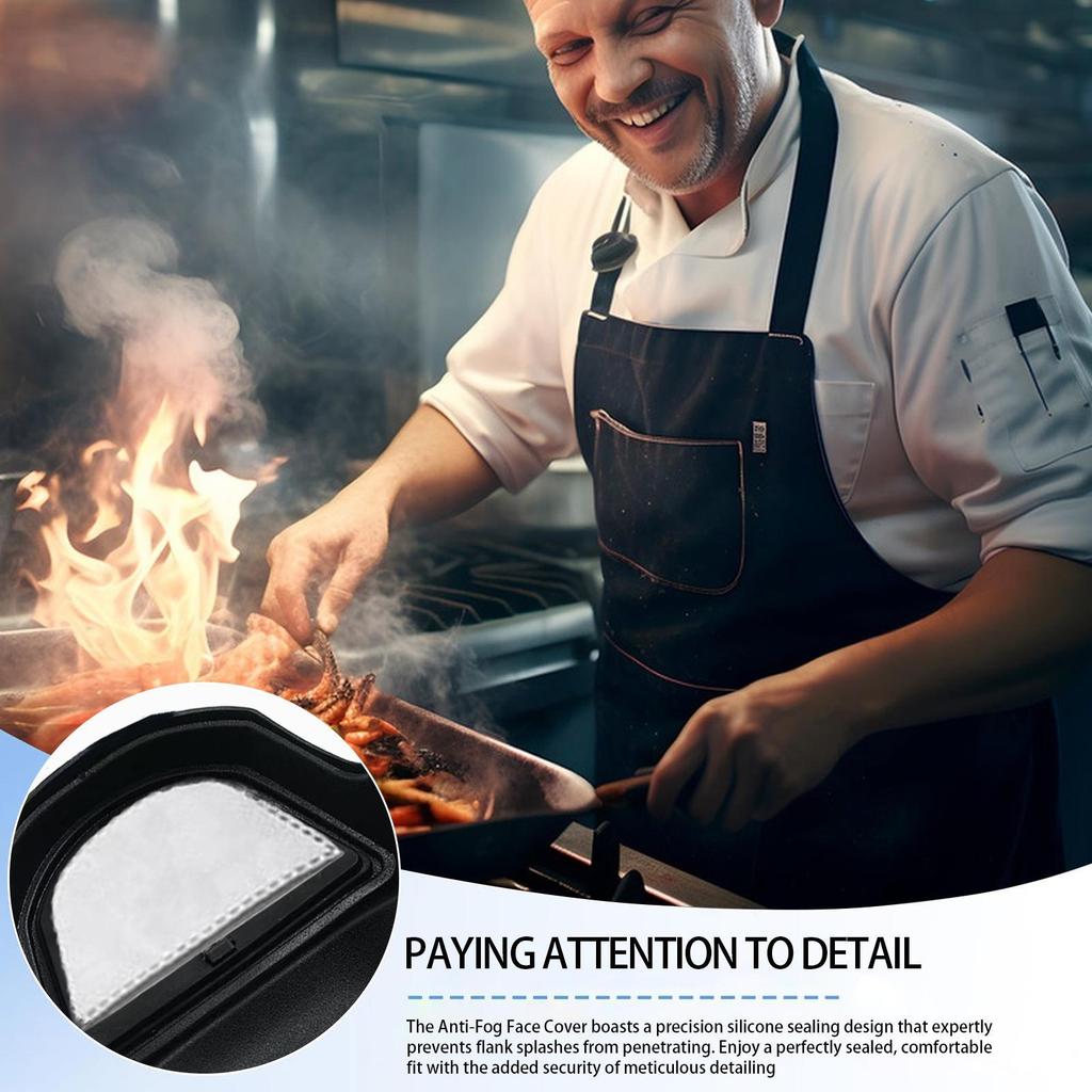 Transparenter Gesichtsschutz Super Schützendes Gesichtsschild Arbeit Unkrautjäten Anti-Beschlag Vollgesichtsmaske Vollgesichtsmaske Kopfbedeckung