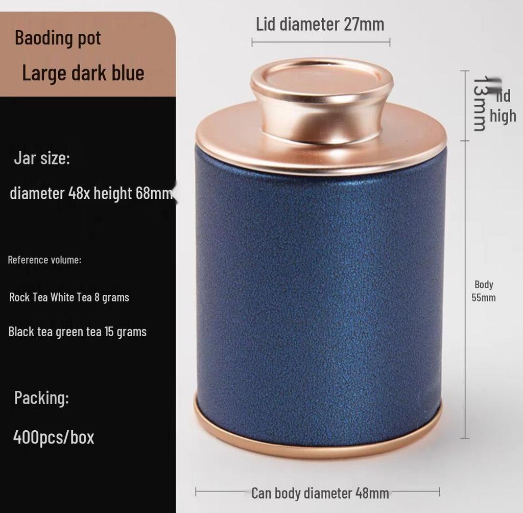 Compact Sealed Tea Canister for Single Brew - Portable and Reusable